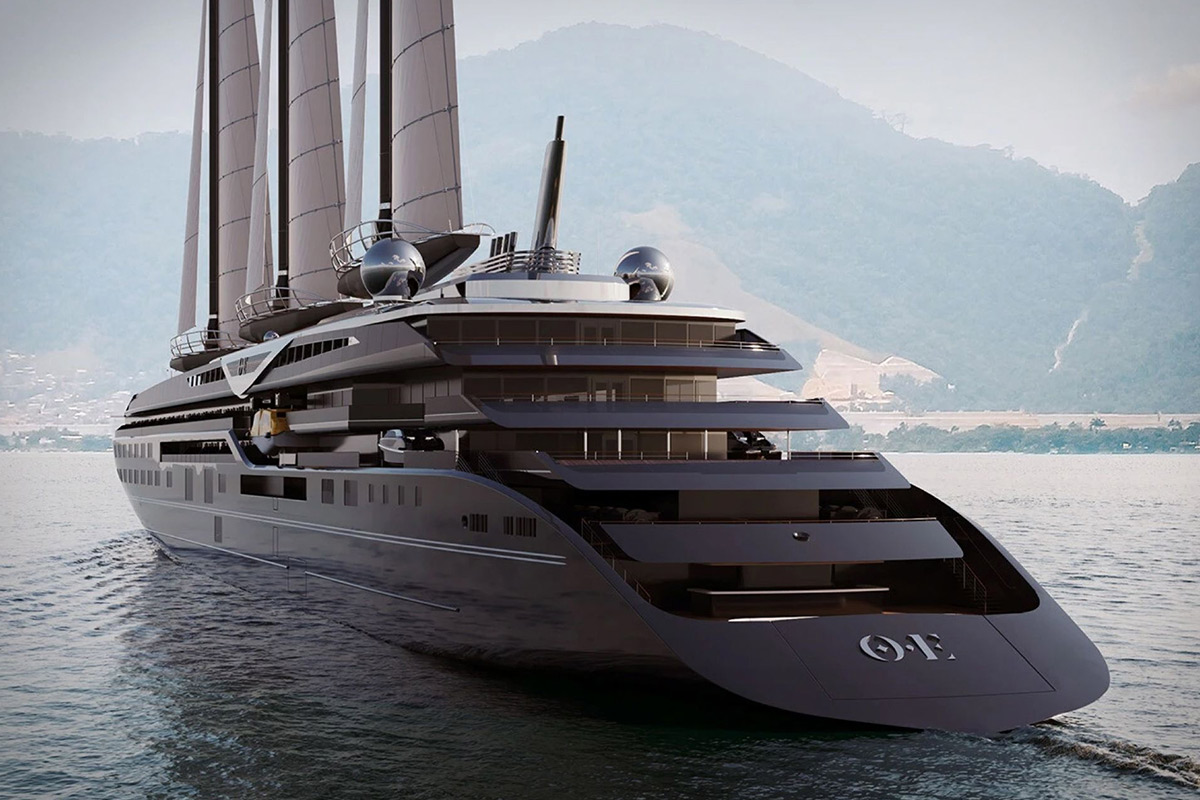 The Yacht Belonging To One Of The World'S Largest Footwear Manufacturers Is Sailing In Ibiza'S Waters
